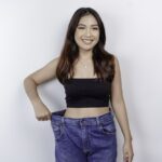 Woman happy with the results of her weight loss programs